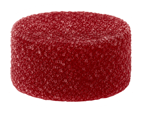 Raspberry energy gummy